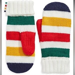 BNWT HBC Adult Multri Stripe Mittens Hudson’s Bay